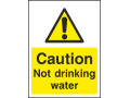 Caution Not Drinking Water